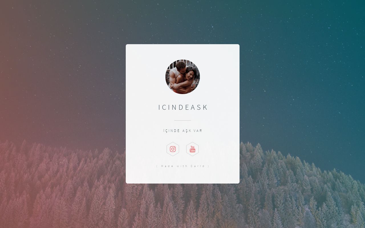 Carrd profile picture for @icindeask